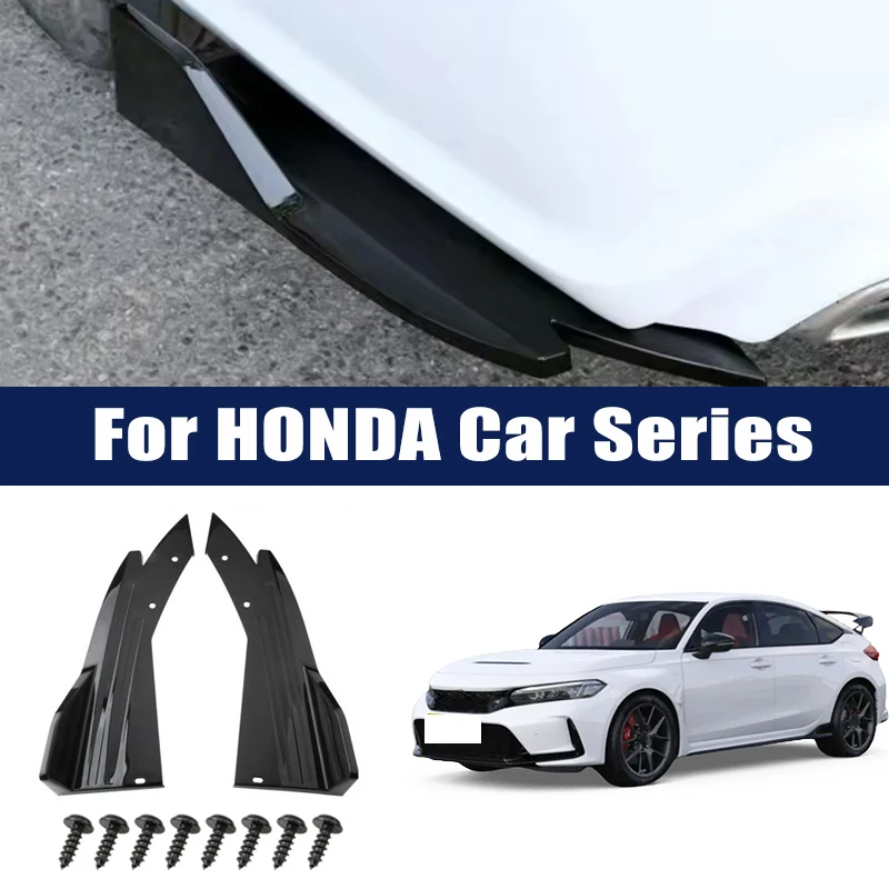 

Rear Bumper Lip Diffuser Splitter Canard Protector Front Spoiler Body Kit For Honda Civic Accord CRV HRV Fit Jazz City Passport