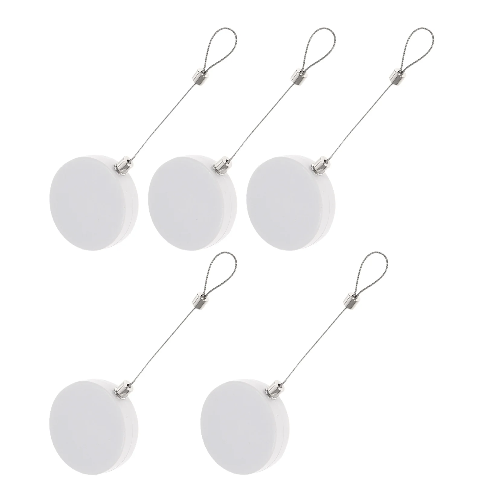 

5Pcs Anti Lost Steel Wire Retractable Cable Case for Mobile Phones Tablets Earphones Shop Exhibition Security Cable Box