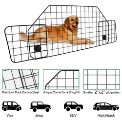 Adjustable Car Dog Fence Barrier for SUV Large Dog Animal Transportation Safety Pet Dividers Gate Wire Mesh Panel Dog Car Guard