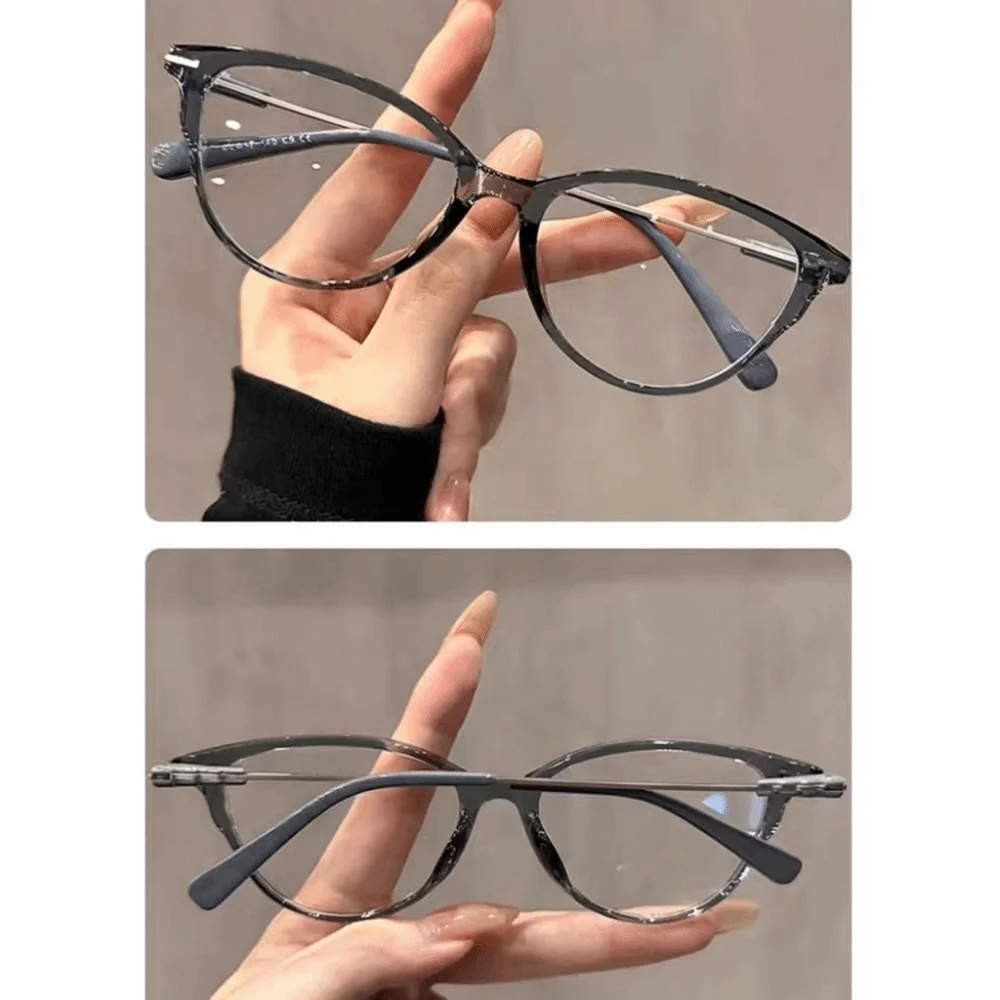 

Luxury Design Blue Light Blocking Cat Eye Glasses Plus Diopter Cat Eye Shape Reading Glasses Optical Glasses Women Men
