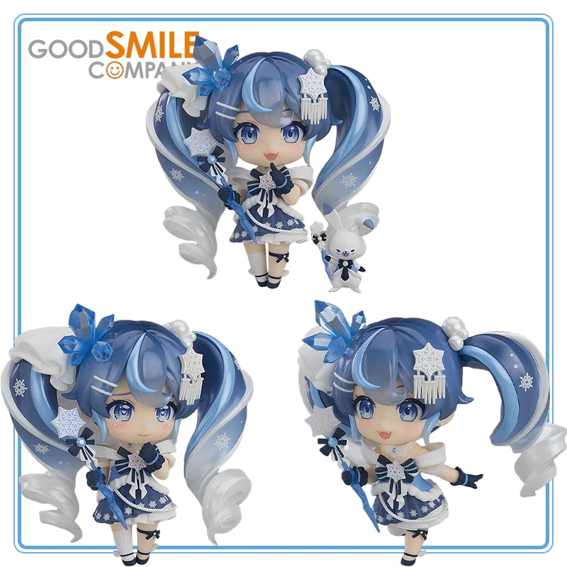 

GOOD SMILE COMPANY Оригинальный Vocaloid Hatsune Miku Rabbit Yukine Nendoroid # 2643 Снег, Кристалл Снег Вер. Фигурка