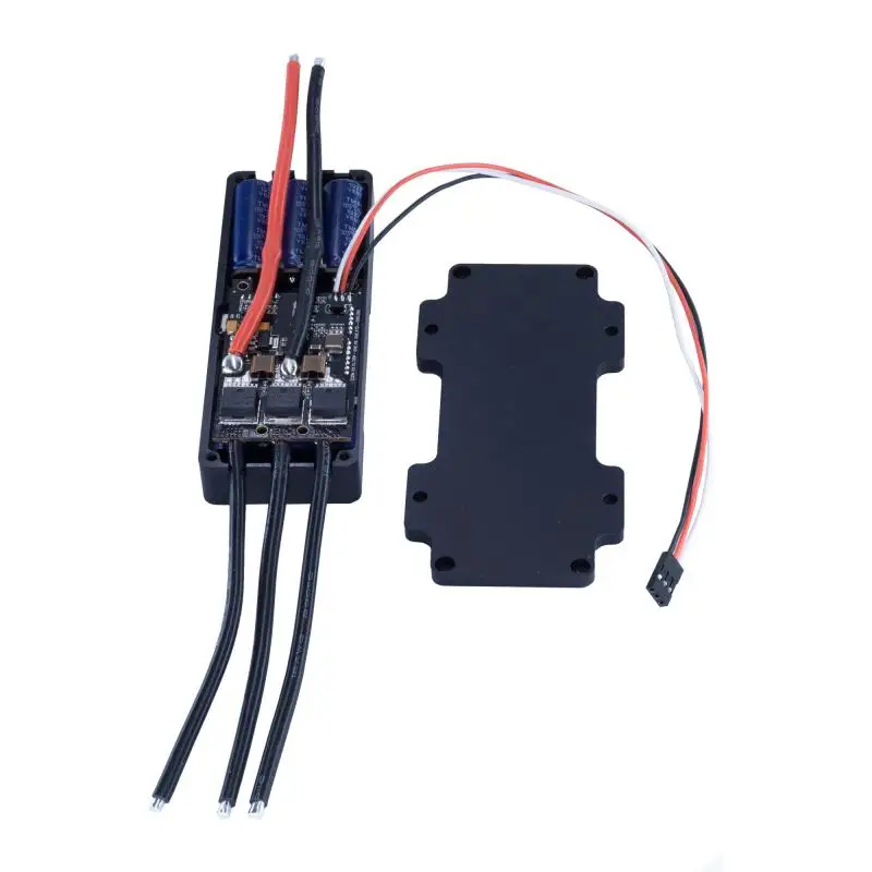 Fsesc 4.12 50a gebaseerd op Vesc 4.12 met aluminium behuizing op elektrisch skateboard bestuurd door Vx1 Vx2 Pro afstandsbediening | flipsky
