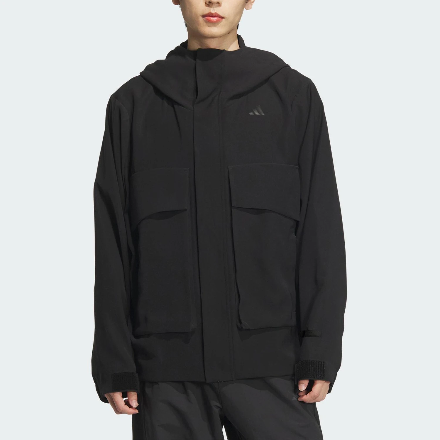 

Adidas подлинная 25-летняя весенняя мужская тканая теплая куртка с капюшоном JL9353