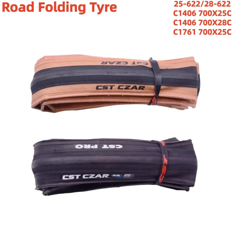 CST C1406/C1761 neumático plegable de carretera 700*25C 28c neumático de bicicleta de carretera neumáticos de bicicleta plegables neumático de tubo plegable