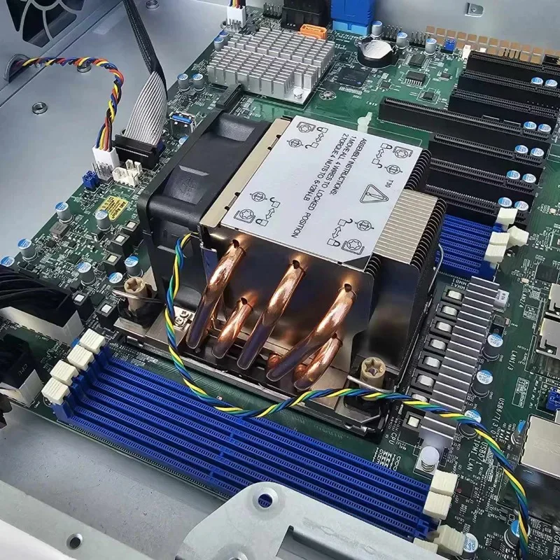 Supermicro LGA 4189 Leopard CPU Server Radiator Desktop Computer Fan 5 Heat Pipe, Mute