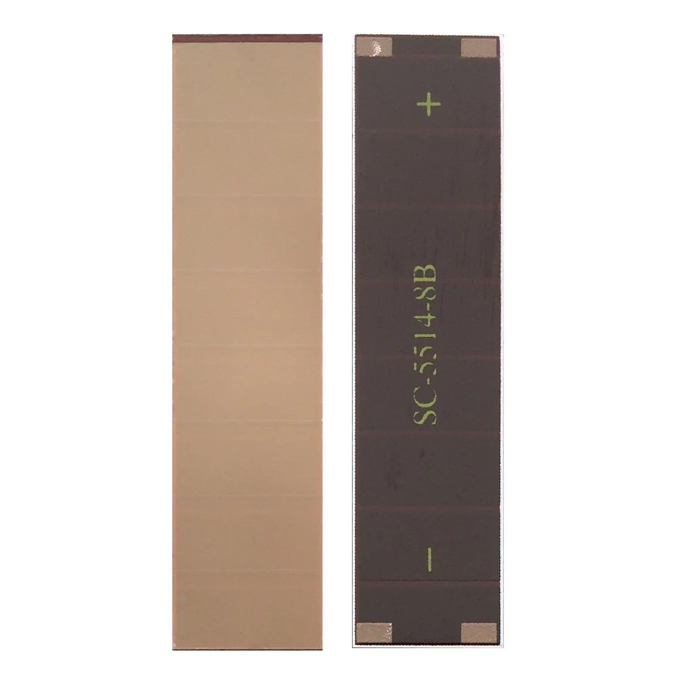 Amorphous Silicon Solar Panel 4V 8uA Ultra Slim 1.1mm Flexible Cell 6-7% High Efficiency Optimal for 200-300Lux Low Light