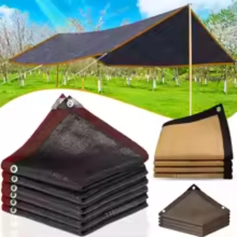 Thickened Encrypted Sunshade Net Black Sunshade Net Courtyard Balcony Succulent Green Plant Sunshade Canopy Outdoor