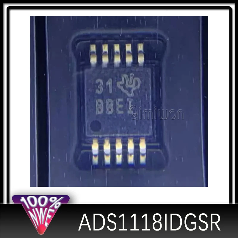5PCS/LOT ADS1118IDGSR ADS1118IDGST ADS1118IDGS ADS1118 BBEI MSOP10 100% New Spot stock