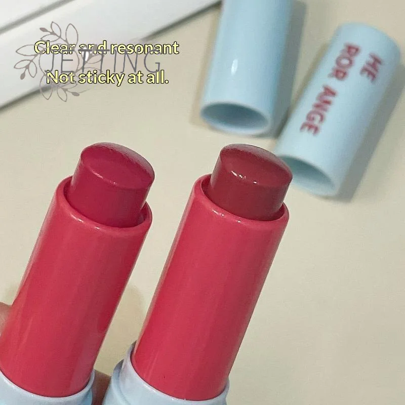 HERORANGE ブラッシュリップスティック 多機能スティック クリア感 保湿スティック ハイライト ブライトニング 韓国風 若々しい印象