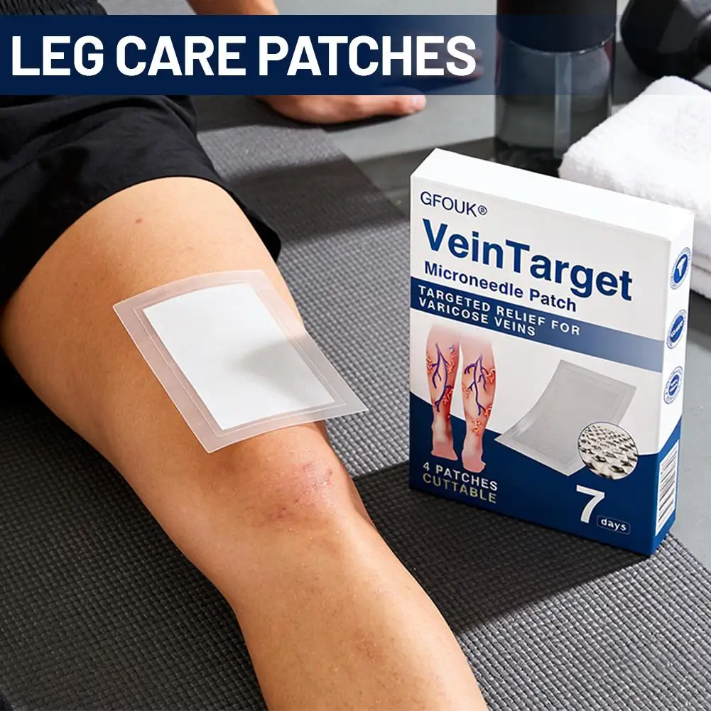 4-Piece Hydrocolloid Microneedle Patch Set with Body Care Essential Oil Scar and Blemish Repair Patch