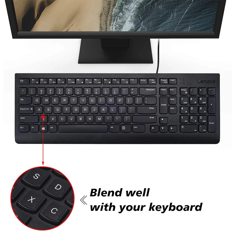 English Spanish Italian Korean Keyboard Sticker Durable Alphabet Black Background For PC Laptop Accessorie Computer Keyboard