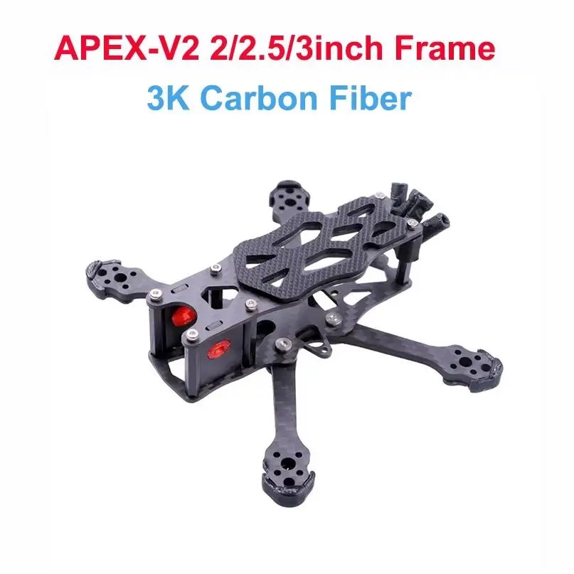 APEX2 طقم إطارات 2 بوصة/2.5 بوصة/3 بوصة RC الطائرة بدون طيار FPV سباق كوادكوبتر ل القطبية/نيبولا نانو 1103 1104 1106 1203 1204 المحركات