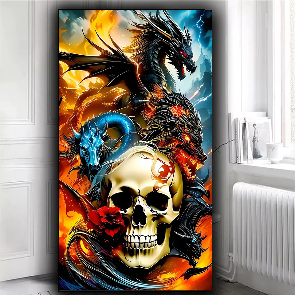 Peinture diamant DIY squelette - Halloween Skeleton Decoration avis et prix