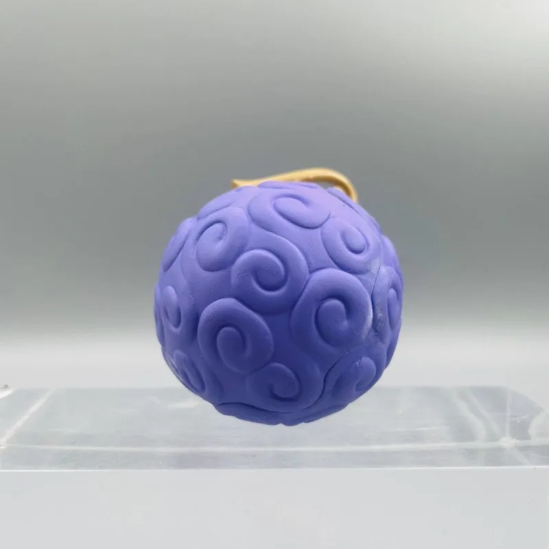 Uma peça animação criativa periférica demônio fruta brinquedos da moda ornamentos personalizado figura gk modelo de fruta escura presente do feriado