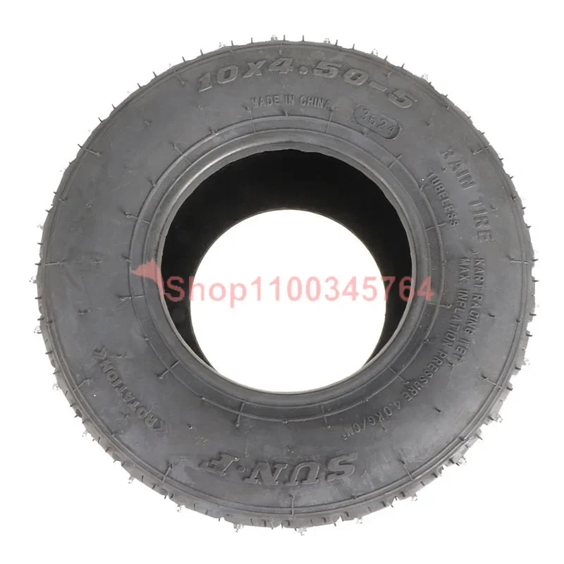 Field kart tires Front 10x4.50-5 and rear 11x7.10-5 inch rain tire vacuum tires are suitable for drift kart accessories