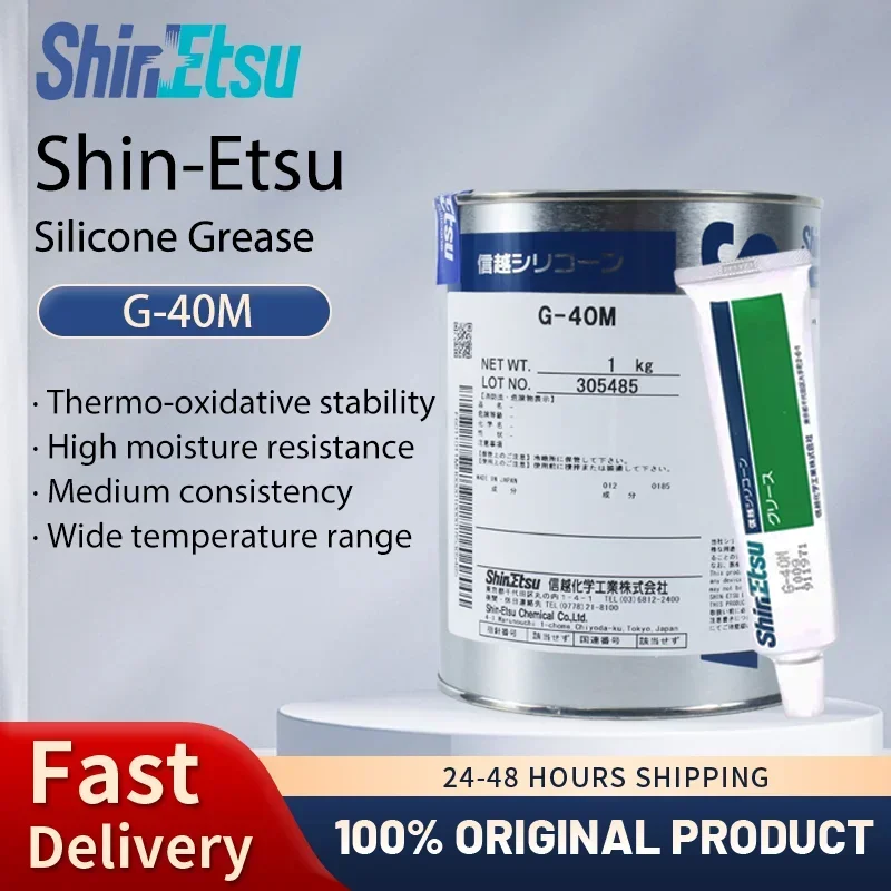 

Силиконовая смазка высокой вакуумы ShinEtsu G-40M для уплотнительных колец и температурного уплотнения - оригинальный продукт