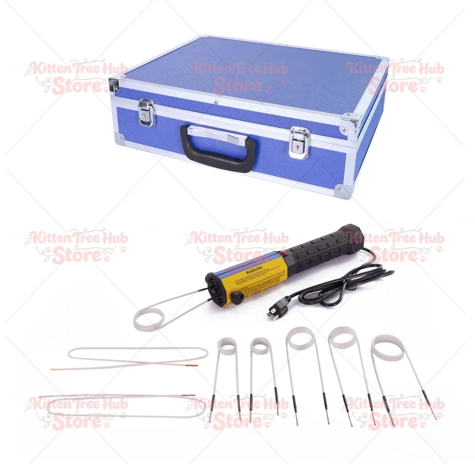 1000W Flameless Electromagnetic Magnetic Induction Heater With 8 Pieces Coil Kits
