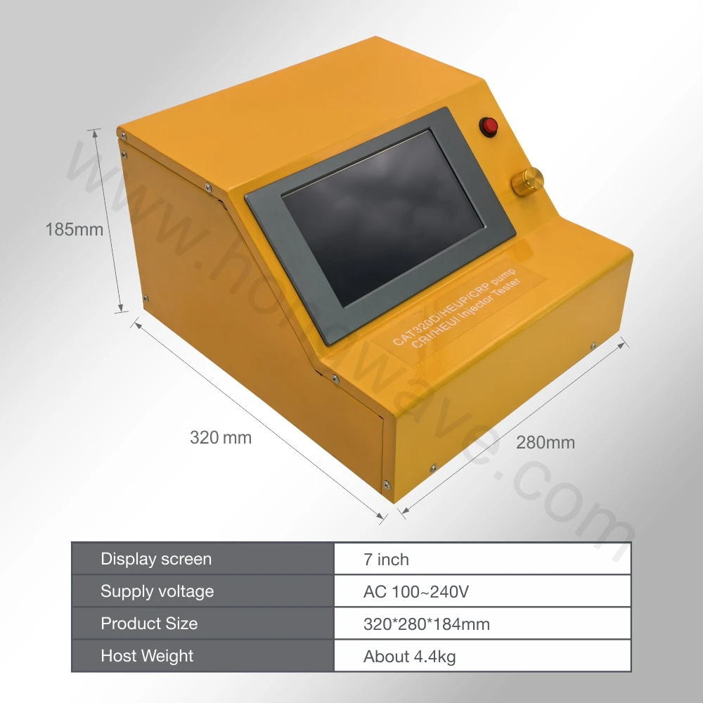 For CAT320D / HEUI CR Common Rail Pump Tester Diesel Fuel Common Rail Pump Testing Machine With Flowmeter