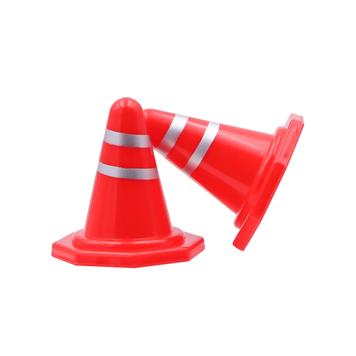 20Pcs Simulated Traffic Cones Mini Decoration Toys Road Cones For RC Crawler 1:16 1:18 1:24 RC Car SCX24 FCX24 TRX4M Rc Parts