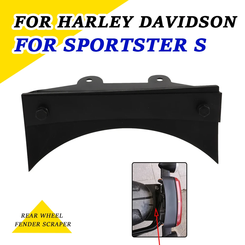 

Rear Wheel Fender Scraper Splash Guard Mudguard Cover For Harley Davidson Sportster S RH 1250 S RH1250 RH1250S 2024 Accessories