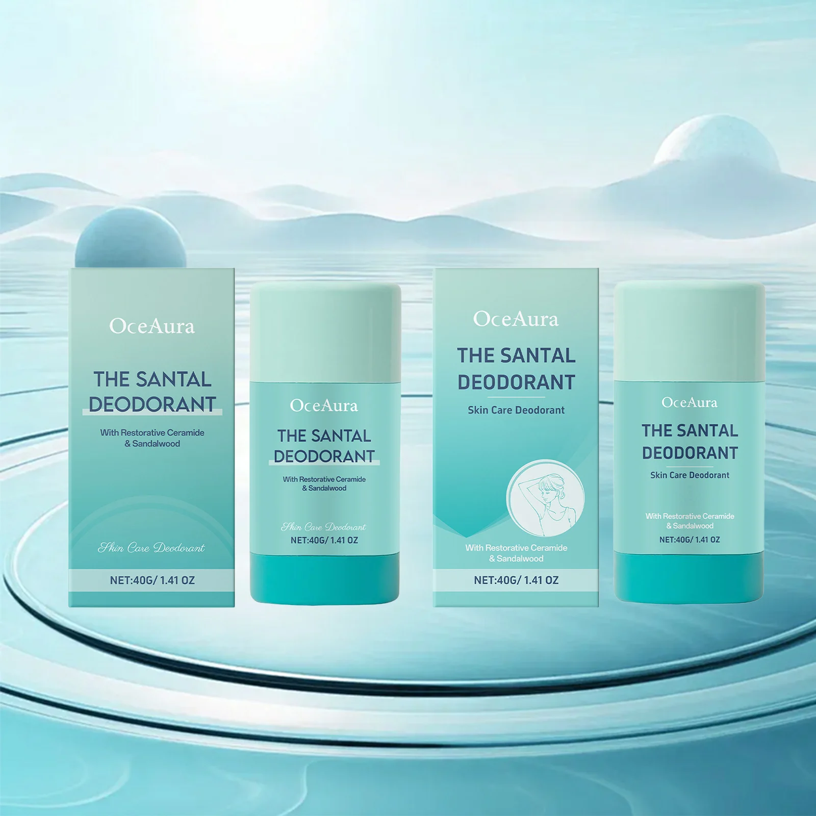 

Sandalwood Deodorant Stick Anti Sweating Keep Drying Lasting Fragrance Refreshing Remove Armpit Body Odor Underarm Refresh Cream