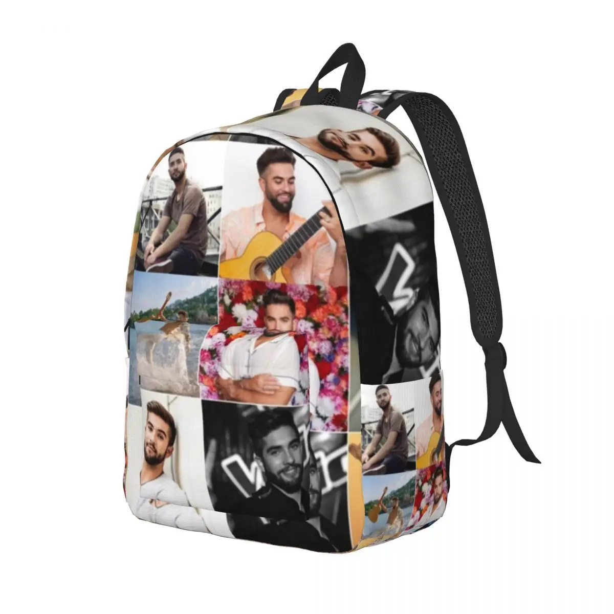 Kendji Girac Photo Collage New Fashion High Capacity Waterproof College Backpack Trendy Laptop Travel Book Bag 15.7in 17.7in