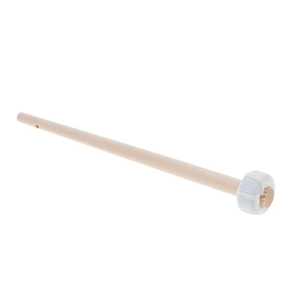 1pc Small Wooden Cymbal Chinese Gong Mallet Hammer Stick Percussion Instrument Accessory