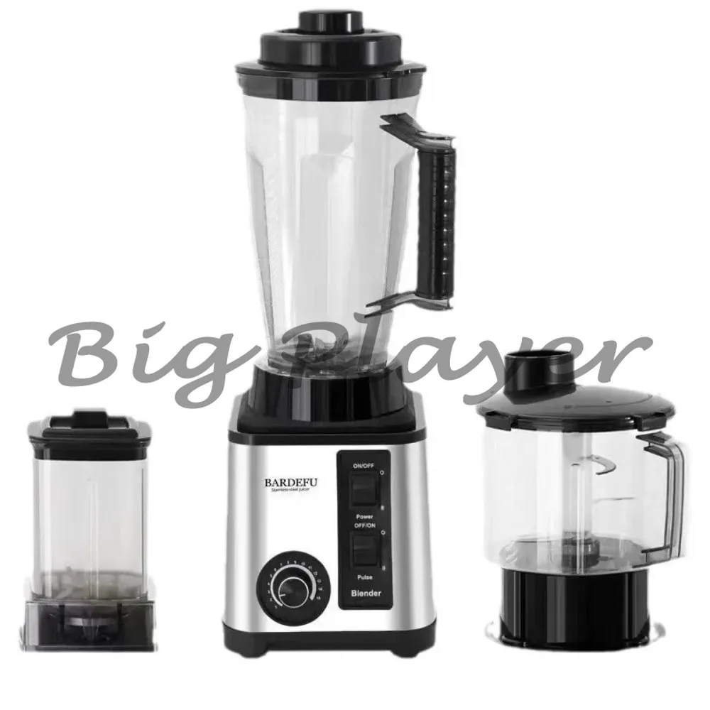 Nirva Cross Border 3L6in1blender Stainless Steel High Power Wall Breaking Mixer Meat Grinder Ice Juicer
