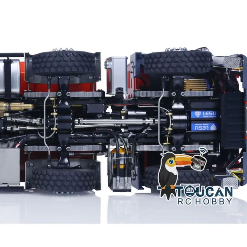 

LESU Metal 8x8 1/14 RTR Hydraulic RC Full Dump Truck Radio Control Tipper Cars Painted Finished Vehicle Light Sound Toys for Boy