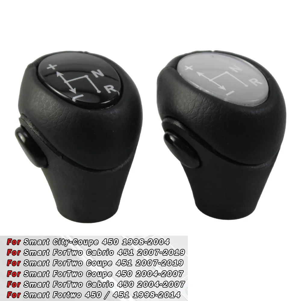 

Gear Shift Knob Lever Shifter for Mercedes Benz Smart Fortwo Roadster 450 451 Brabus Fortwo Automatic Auto Parts Pu Leather