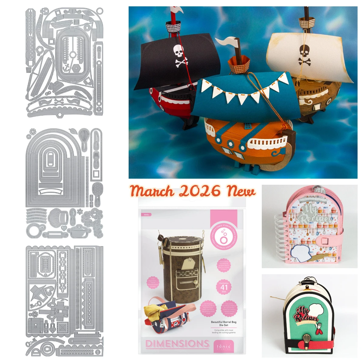 

Beautiful Barrel Bag Die Set Metal Cutting Metal Cutting Dies Handmade DIY Embossing Making Scrapbook Photo Album Craft 2026 New