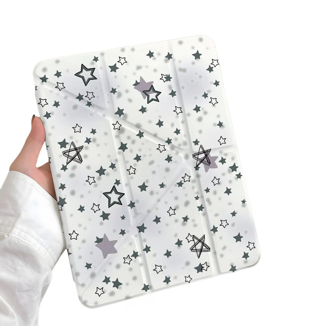 

Чехол для планшета со звездами и слотом для ручки для iPad Pro 2024 2022 2021 2020 2019 2018 2017 11 10 9 8 7 6 5 Air7 6 5 4 3 2 1 Cover