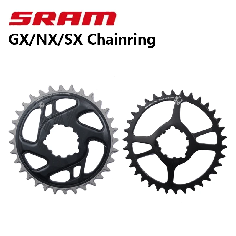 SRAM GX/NX/SX 3mm/6mm Offset Chainring 12 Speed Direct Mount 30T/32T/34T Chainring Original Sram