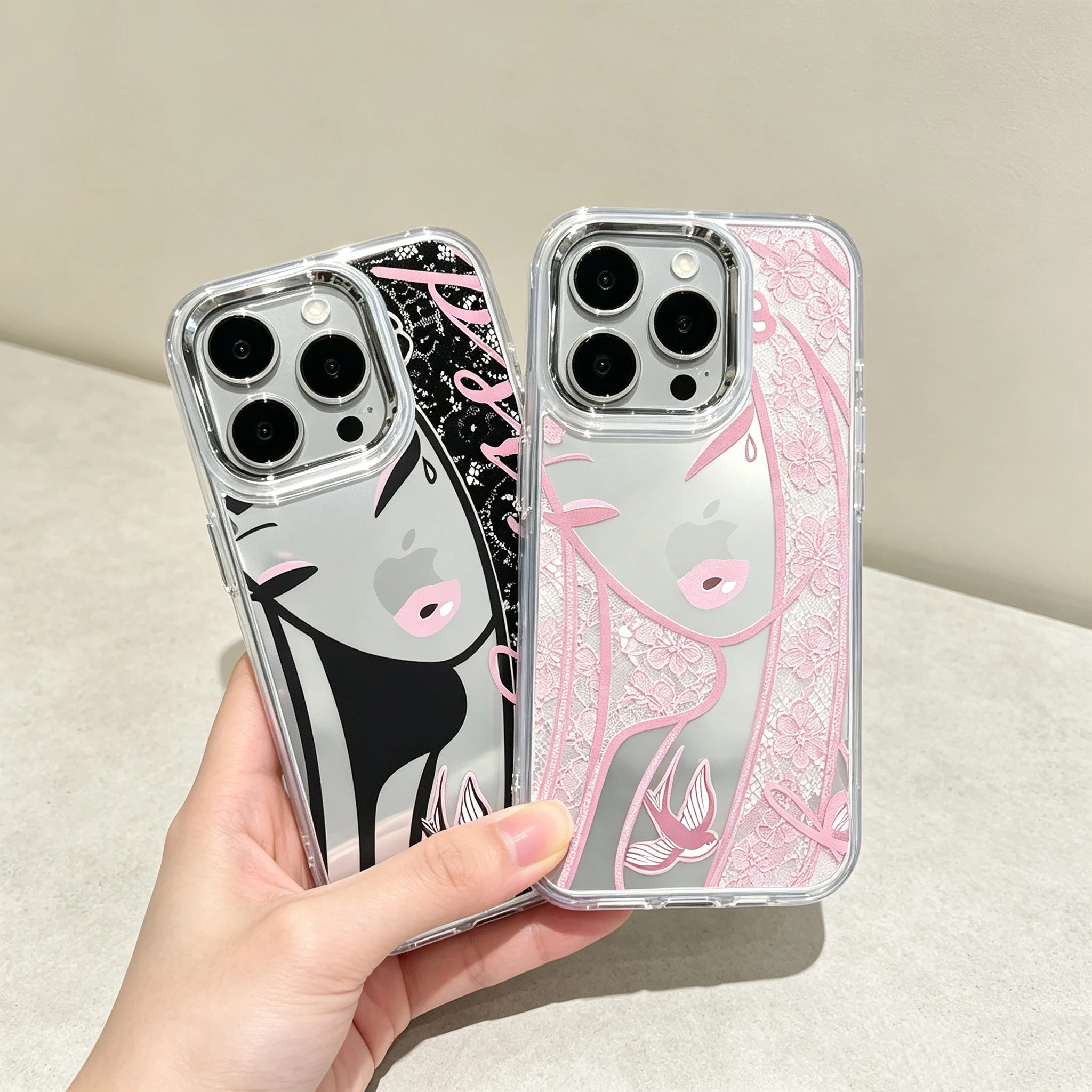 Coque de téléphone transparente souple motif dessin animé T-Tokidoki pour iPhone 17e 17 16e 16 15 14 13 12 11 mini Pro Max X XR XSMAX 8 Air Plus