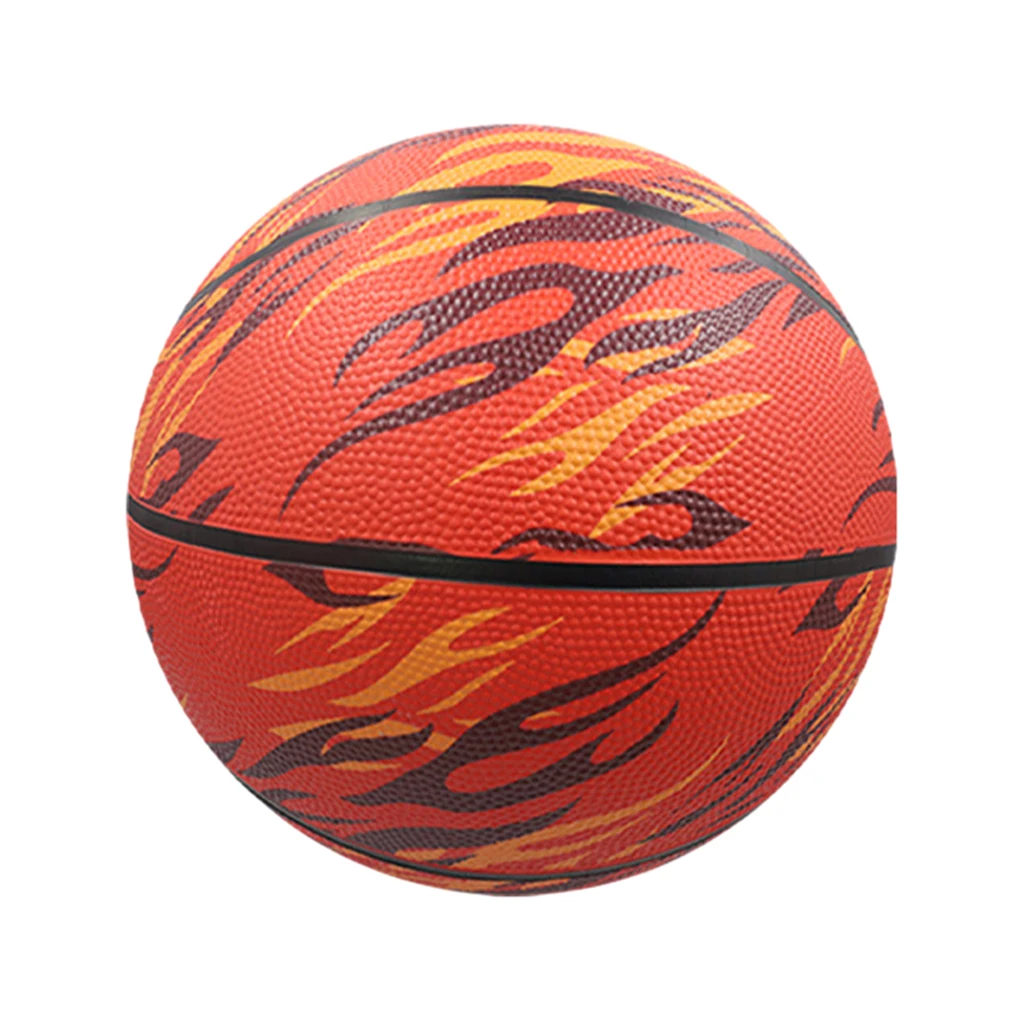 

Non-toxic Basketball With Impact-resistant Waterproof Blast-proof PU Training Basketball Elastic Red- size 7