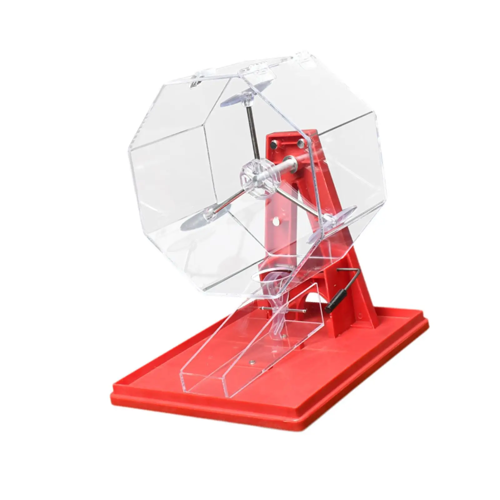 Bingo Cage Shake Machine Portable Lotto Ball Drawer for Adults Number Picker Game for Family Night Indoor Home Entertainment