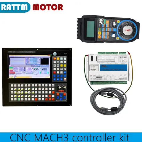 XHC 3 4 6 Axis Ethernet Mach3 CNC Motion Control Driver Card Breakout Board Kit With Wireless Handwheel