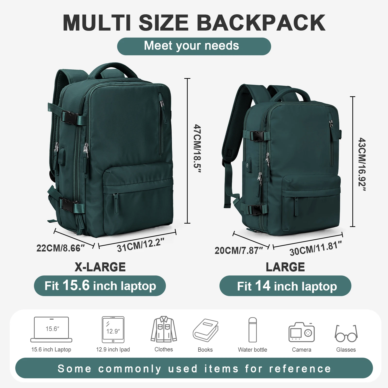 حقائب ظهر للرجال mochila viaje حقيبة السفر متعددة الوظائف حقيبة كمبيوتر محمول للنساء كلية USB حمل على كيس أمتعة مقاوم للماء