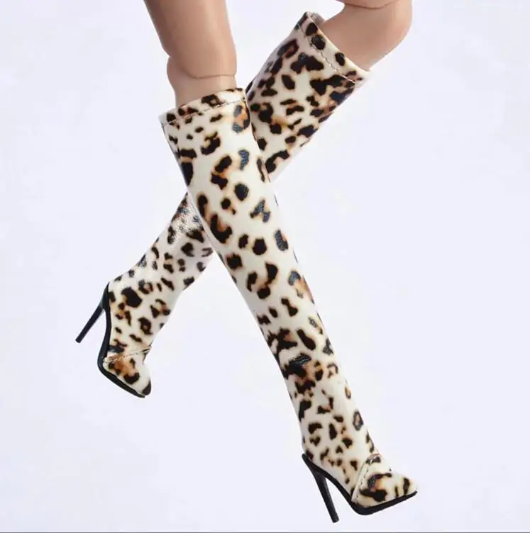 Doll toy Long shoes high quality fit for your FR2 FR6.0 Nuface boots Mirror matte true zipper F6