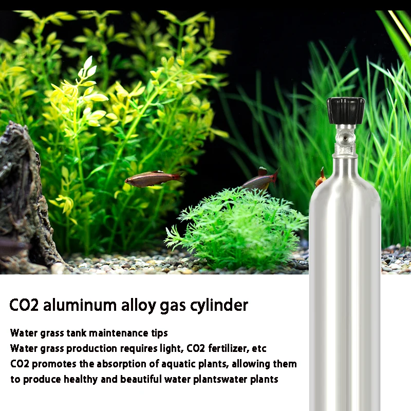 Aquarium CO2 cylinder Aquatic plant fish tank CO2 high-pressure aluminum alloy cylinder Oxygen cylinder CO2 aluminum cylinder