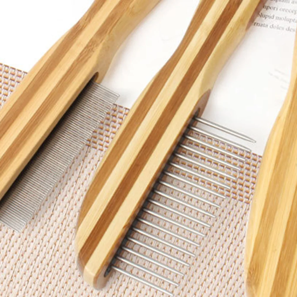 

Grooming Cat Dog Comb Compact Portable Pet Hair Remover Detangling Brush for Long Short Hairs Dematting Use