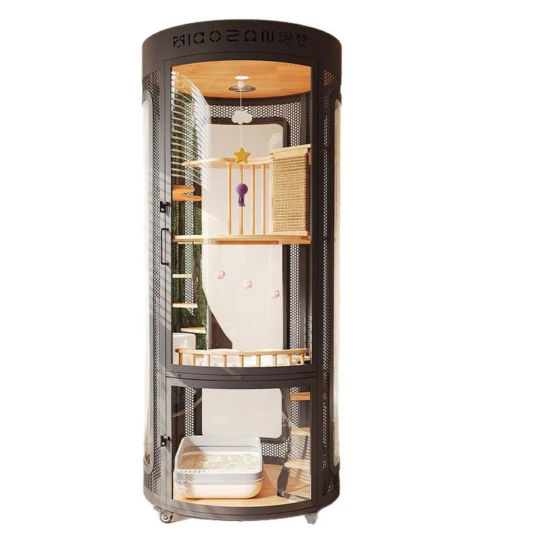 

Умная вилла для кошек, домашняя клетка для кошек, круглая роскошная большая кошачья гнездо, четыре сезона