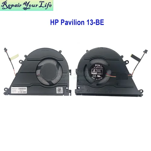 Ventilador de refrigeración para ordenador portátil, Enfriador de CPU para HP Pavilion Aero 13 13-BE 13-BE0000 BE0131AU 2021 TPN-W152 FNA0 DFS5K12115491P