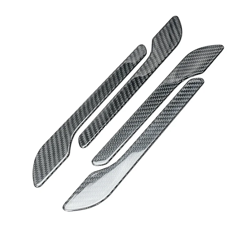 

For Tesla Model 3/Y Real Dry Carbon Fiber Door Handle Sticker Renewed Handle Interior Accesorios Para Auto Car Accessories Tools