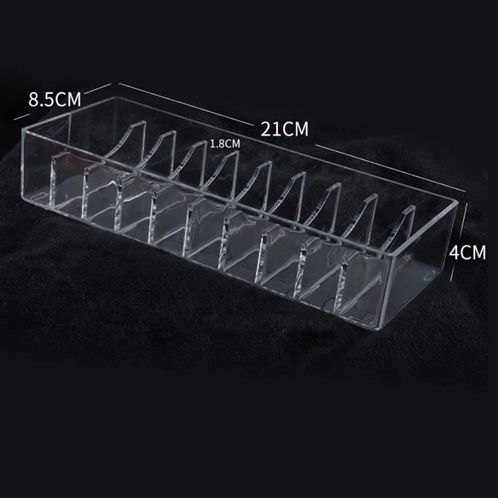 20/10Slots Acrylic Bracelet Jewelery Box Transparent Bracelet Jewelry Display Organizer Bracelet Storage Showcase Box