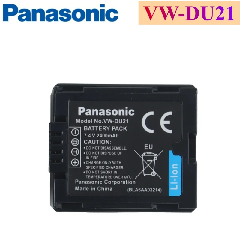 Original Battery DU21 For Panasonic NV-GS330 GS408 GS500 GS508 MX500 PV-GS90 GS120 GS150 GS180 GS320 GS400  VW-DU21  CGA DU21