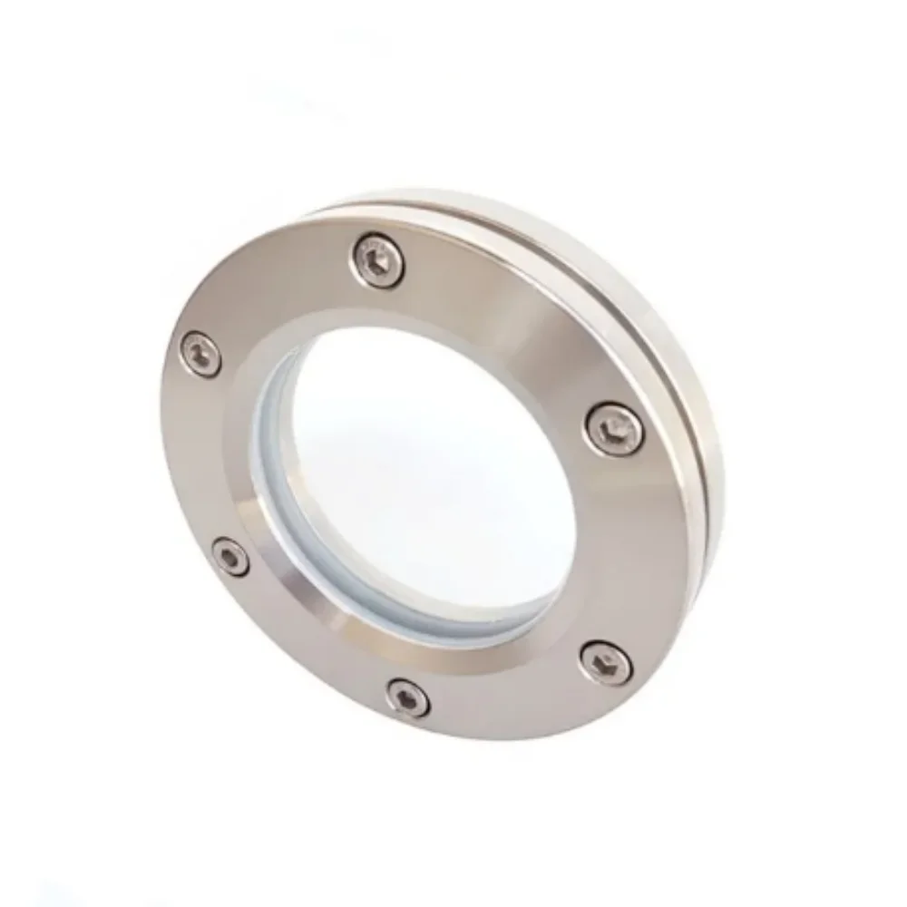 

304 Stainless Steel Sight Glass Flange Glass Window Slight Cup Sanitary Pipe Observation Port DN100