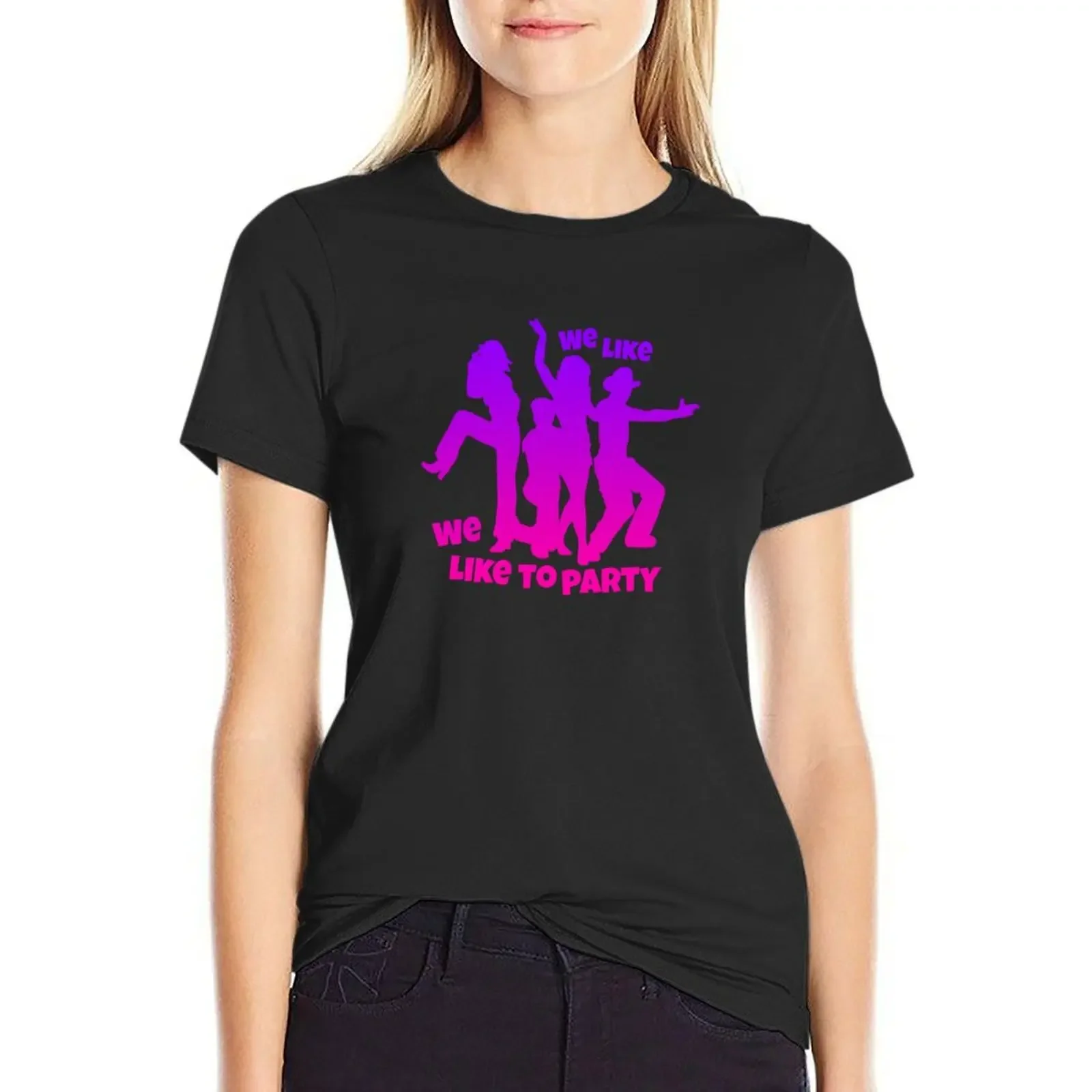 

Vengaboys We Like To Party T-shirt cute clothes graphics funny t shirts for Women