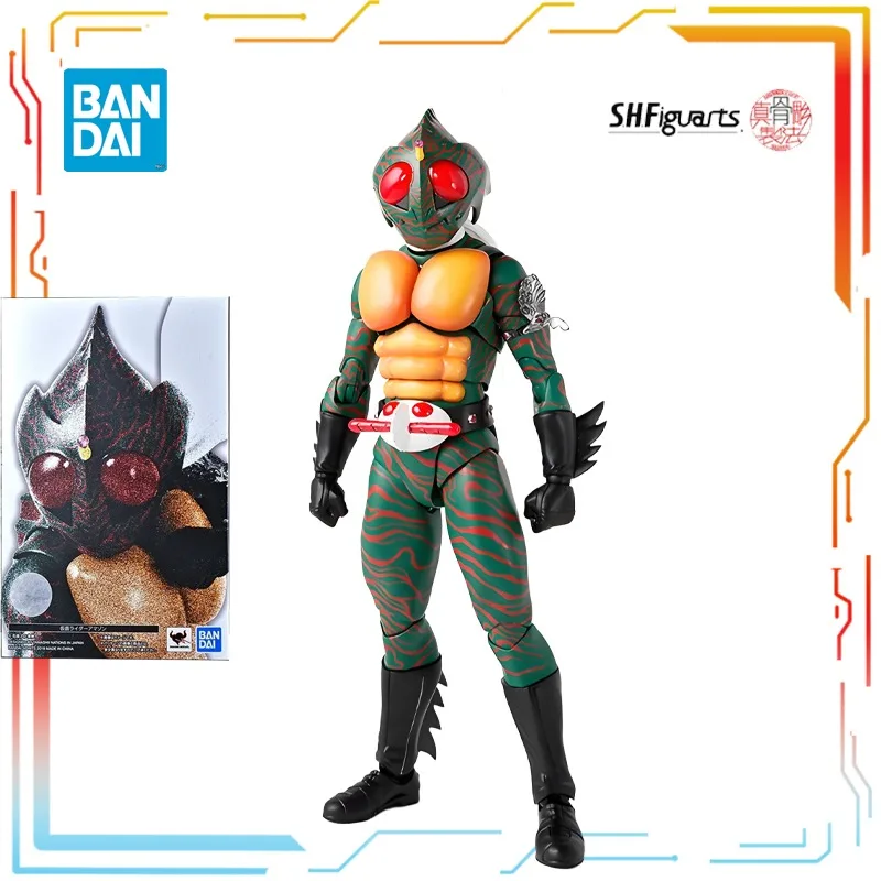 

Bandai Original S. H. Figuarts (True Bone Carvings) Kamen Rider Amazon Аниме Фигурки Игрушки Коллекционная модель Подарки для мальчиков