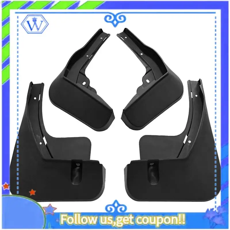 M46K-4PCS سيارة قطعة من نسيج الطين اللوحات سبلاش واقي من الطين درابزين ل BYD يوان يوب 2024 اكسسوارات السيارات